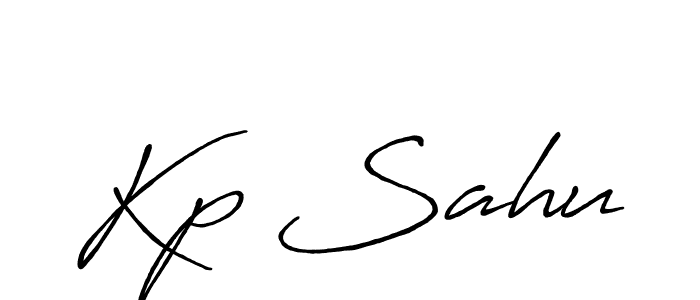 It looks lik you need a new signature style for name Kp Sahu. Design unique handwritten (Antro_Vectra_Bolder) signature with our free signature maker in just a few clicks. Kp Sahu signature style 7 images and pictures png