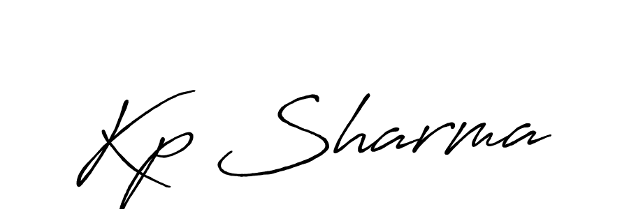 How to Draw Kp Sharma signature style? Antro_Vectra_Bolder is a latest design signature styles for name Kp Sharma. Kp Sharma signature style 7 images and pictures png