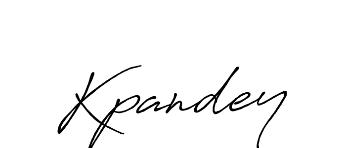 Design your own signature with our free online signature maker. With this signature software, you can create a handwritten (Antro_Vectra_Bolder) signature for name Kpandey. Kpandey signature style 7 images and pictures png