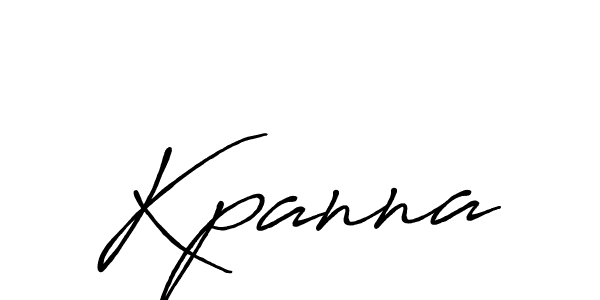 How to make Kpanna name signature. Use Antro_Vectra_Bolder style for creating short signs online. This is the latest handwritten sign. Kpanna signature style 7 images and pictures png