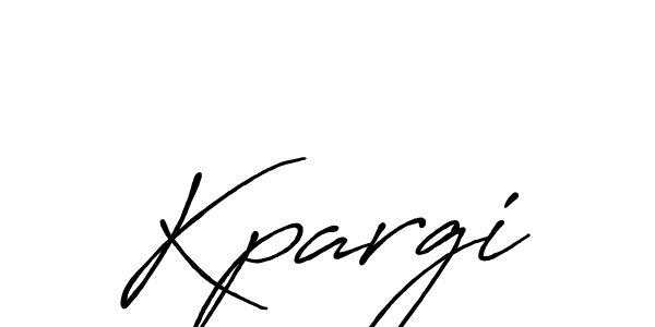 Kpargi stylish signature style. Best Handwritten Sign (Antro_Vectra_Bolder) for my name. Handwritten Signature Collection Ideas for my name Kpargi. Kpargi signature style 7 images and pictures png