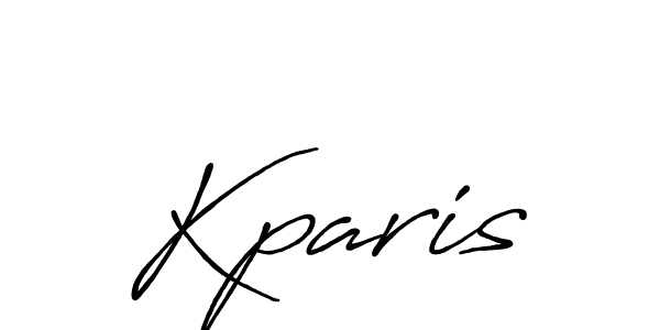 Also we have Kparis name is the best signature style. Create professional handwritten signature collection using Antro_Vectra_Bolder autograph style. Kparis signature style 7 images and pictures png