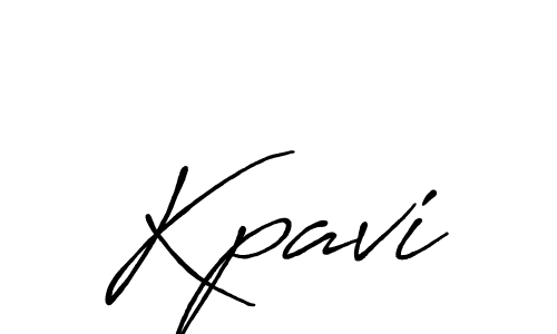 Make a beautiful signature design for name Kpavi. With this signature (Antro_Vectra_Bolder) style, you can create a handwritten signature for free. Kpavi signature style 7 images and pictures png