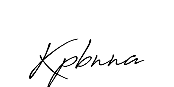 How to make Kpbnna name signature. Use Antro_Vectra_Bolder style for creating short signs online. This is the latest handwritten sign. Kpbnna signature style 7 images and pictures png
