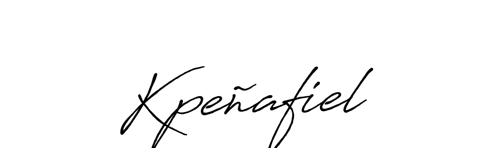 Design your own signature with our free online signature maker. With this signature software, you can create a handwritten (Antro_Vectra_Bolder) signature for name Kpeñafiel. Kpeñafiel signature style 7 images and pictures png