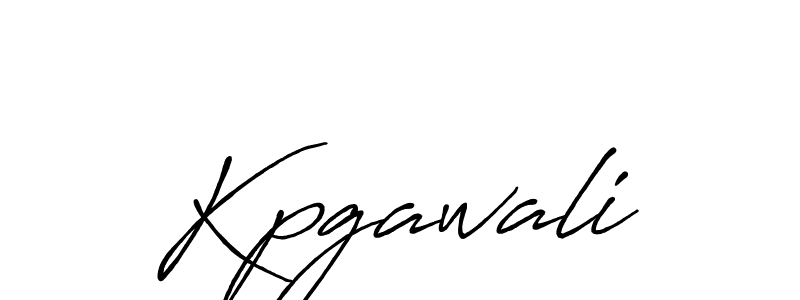 Use a signature maker to create a handwritten signature online. With this signature software, you can design (Antro_Vectra_Bolder) your own signature for name Kpgawali. Kpgawali signature style 7 images and pictures png