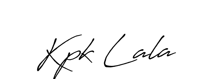 You should practise on your own different ways (Antro_Vectra_Bolder) to write your name (Kpk Lala) in signature. don't let someone else do it for you. Kpk Lala signature style 7 images and pictures png