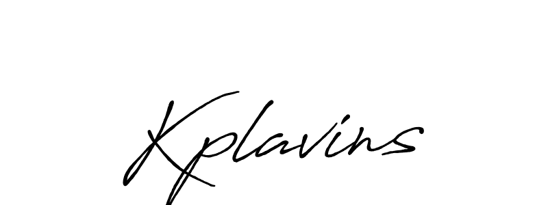 Also we have Kplavins name is the best signature style. Create professional handwritten signature collection using Antro_Vectra_Bolder autograph style. Kplavins signature style 7 images and pictures png