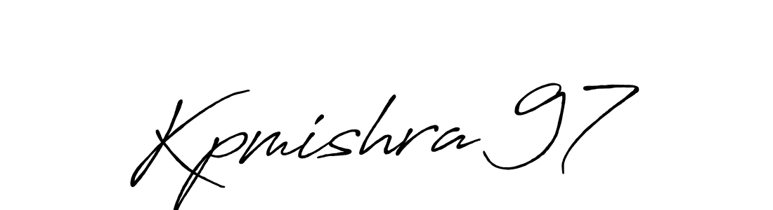 Similarly Antro_Vectra_Bolder is the best handwritten signature design. Signature creator online .You can use it as an online autograph creator for name Kpmishra 97. Kpmishra 97 signature style 7 images and pictures png