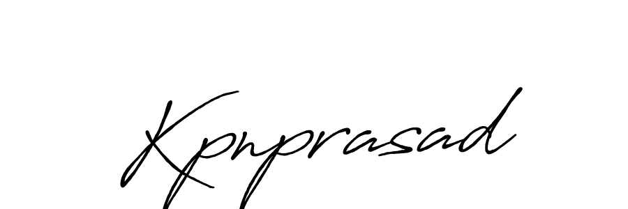 It looks lik you need a new signature style for name Kpnprasad. Design unique handwritten (Antro_Vectra_Bolder) signature with our free signature maker in just a few clicks. Kpnprasad signature style 7 images and pictures png