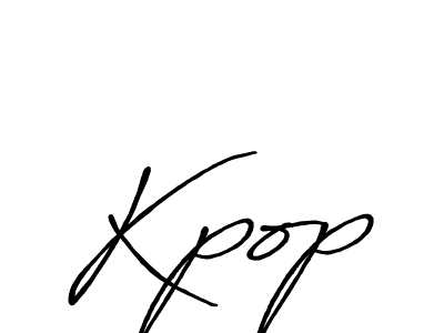 How to make Kpop signature? Antro_Vectra_Bolder is a professional autograph style. Create handwritten signature for Kpop name. Kpop signature style 7 images and pictures png