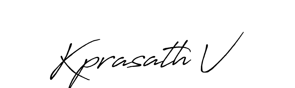 The best way (Antro_Vectra_Bolder) to make a short signature is to pick only two or three words in your name. The name Kprasath V include a total of six letters. For converting this name. Kprasath V signature style 7 images and pictures png