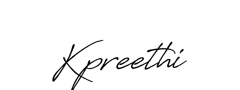 It looks lik you need a new signature style for name Kpreethi. Design unique handwritten (Antro_Vectra_Bolder) signature with our free signature maker in just a few clicks. Kpreethi signature style 7 images and pictures png