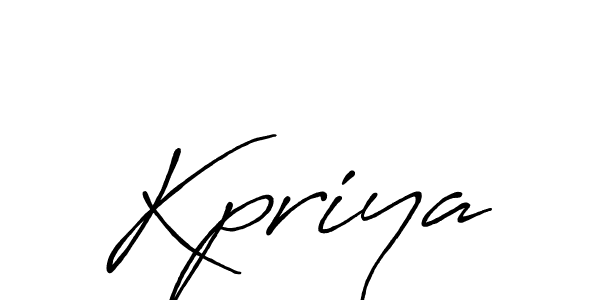 Also You can easily find your signature by using the search form. We will create Kpriya name handwritten signature images for you free of cost using Antro_Vectra_Bolder sign style. Kpriya signature style 7 images and pictures png