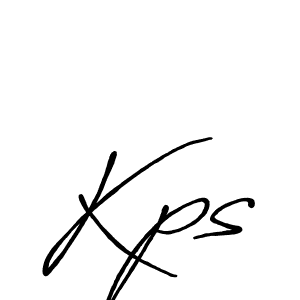 Design your own signature with our free online signature maker. With this signature software, you can create a handwritten (Antro_Vectra_Bolder) signature for name Kps. Kps signature style 7 images and pictures png