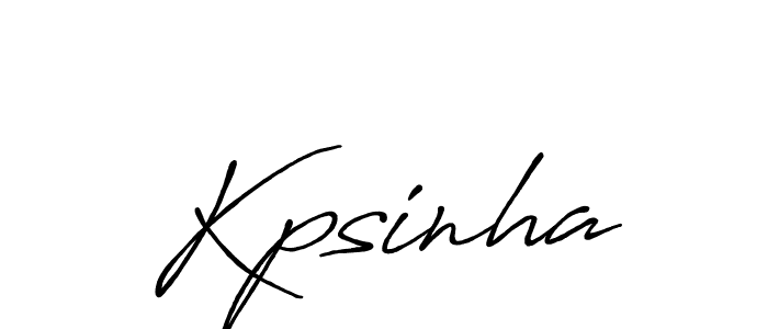 Once you've used our free online signature maker to create your best signature Antro_Vectra_Bolder style, it's time to enjoy all of the benefits that Kpsinha name signing documents. Kpsinha signature style 7 images and pictures png