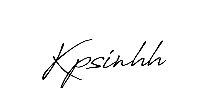 Kpsinhh stylish signature style. Best Handwritten Sign (Antro_Vectra_Bolder) for my name. Handwritten Signature Collection Ideas for my name Kpsinhh. Kpsinhh signature style 7 images and pictures png
