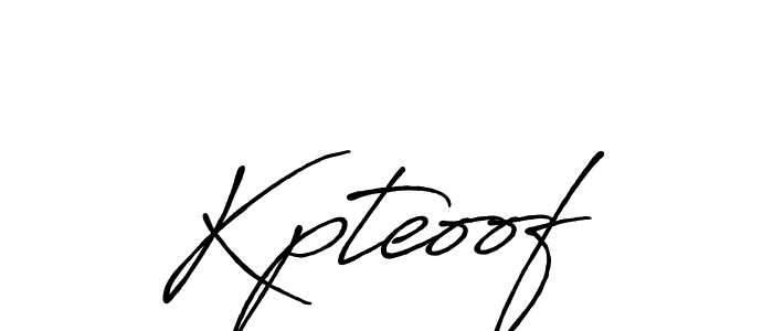 The best way (Antro_Vectra_Bolder) to make a short signature is to pick only two or three words in your name. The name Kpteoof include a total of six letters. For converting this name. Kpteoof signature style 7 images and pictures png