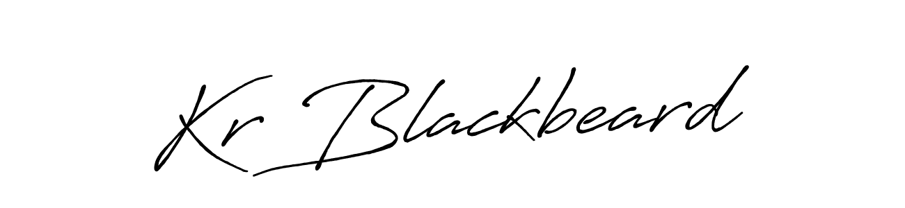 Kr Blackbeard stylish signature style. Best Handwritten Sign (Antro_Vectra_Bolder) for my name. Handwritten Signature Collection Ideas for my name Kr Blackbeard. Kr Blackbeard signature style 7 images and pictures png