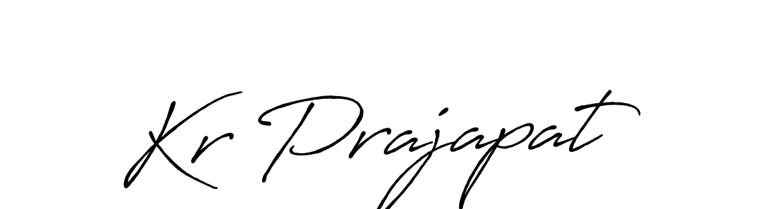 Also You can easily find your signature by using the search form. We will create Kr Prajapat name handwritten signature images for you free of cost using Antro_Vectra_Bolder sign style. Kr Prajapat signature style 7 images and pictures png