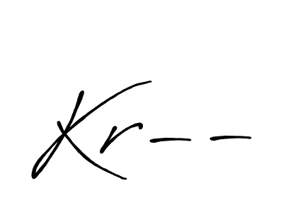 The best way (Antro_Vectra_Bolder) to make a short signature is to pick only two or three words in your name. The name Kr-- include a total of six letters. For converting this name. Kr-- signature style 7 images and pictures png