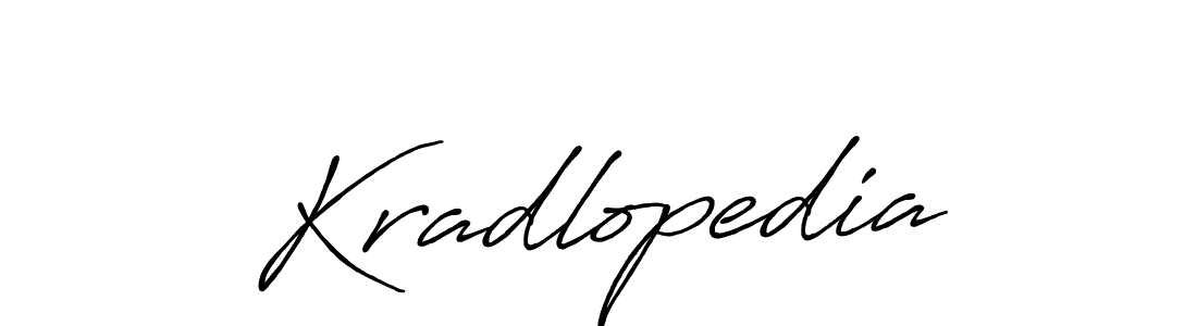 How to make Kradlopedia name signature. Use Antro_Vectra_Bolder style for creating short signs online. This is the latest handwritten sign. Kradlopedia signature style 7 images and pictures png