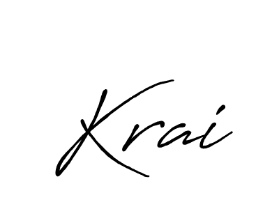 Best and Professional Signature Style for Krai. Antro_Vectra_Bolder Best Signature Style Collection. Krai signature style 7 images and pictures png