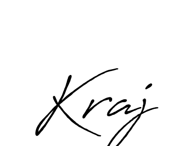 Use a signature maker to create a handwritten signature online. With this signature software, you can design (Antro_Vectra_Bolder) your own signature for name Kraj. Kraj signature style 7 images and pictures png