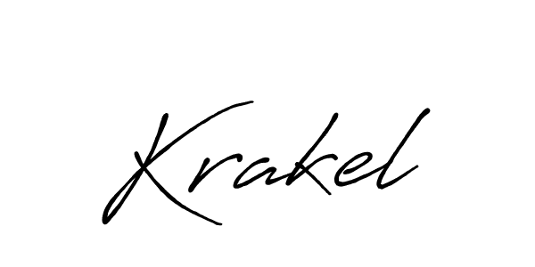 You should practise on your own different ways (Antro_Vectra_Bolder) to write your name (Krakel) in signature. don't let someone else do it for you. Krakel signature style 7 images and pictures png