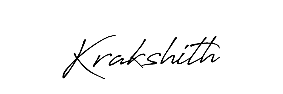 Also You can easily find your signature by using the search form. We will create Krakshith name handwritten signature images for you free of cost using Antro_Vectra_Bolder sign style. Krakshith signature style 7 images and pictures png