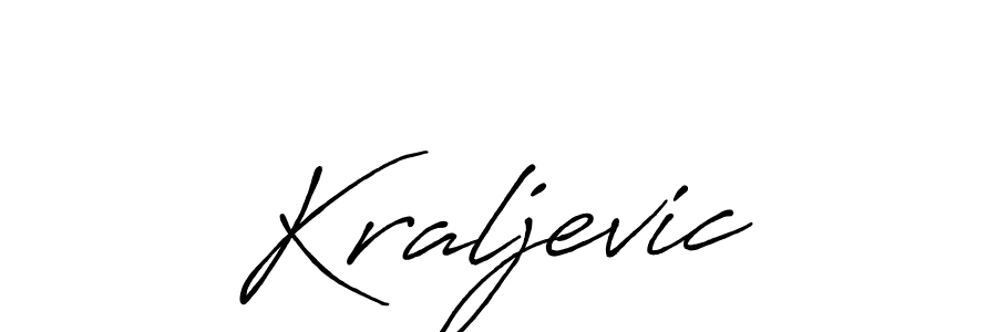 Also You can easily find your signature by using the search form. We will create Kraljevic name handwritten signature images for you free of cost using Antro_Vectra_Bolder sign style. Kraljevic signature style 7 images and pictures png