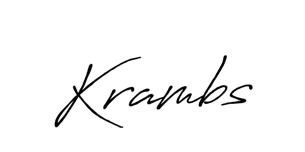 Best and Professional Signature Style for Krambs. Antro_Vectra_Bolder Best Signature Style Collection. Krambs signature style 7 images and pictures png