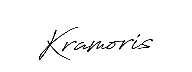 if you are searching for the best signature style for your name Kramoris. so please give up your signature search. here we have designed multiple signature styles  using Antro_Vectra_Bolder. Kramoris signature style 7 images and pictures png