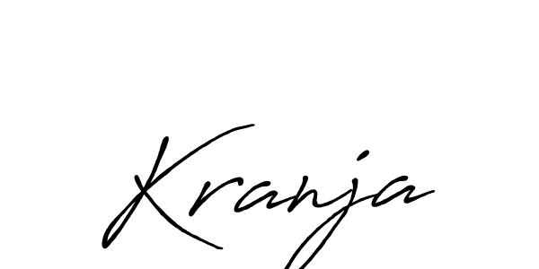 The best way (Antro_Vectra_Bolder) to make a short signature is to pick only two or three words in your name. The name Kranja include a total of six letters. For converting this name. Kranja signature style 7 images and pictures png