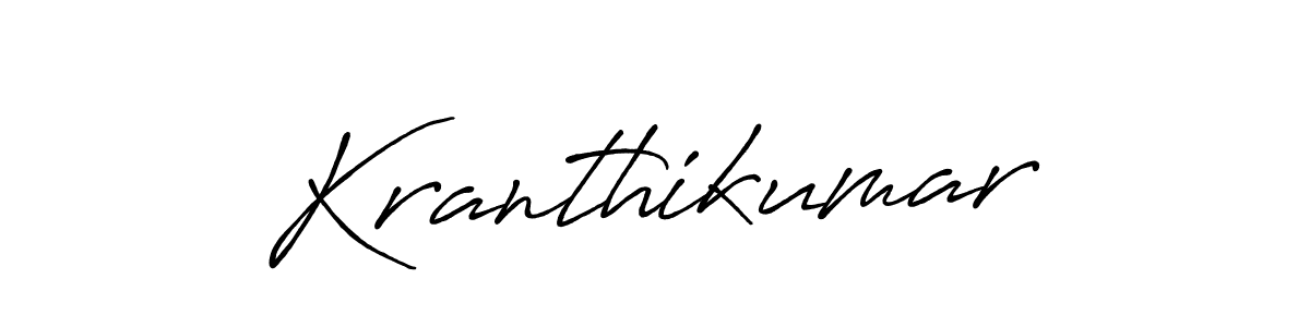 Also we have Kranthikumar name is the best signature style. Create professional handwritten signature collection using Antro_Vectra_Bolder autograph style. Kranthikumar signature style 7 images and pictures png
