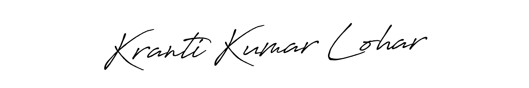 Once you've used our free online signature maker to create your best signature Antro_Vectra_Bolder style, it's time to enjoy all of the benefits that Kranti Kumar Lohar name signing documents. Kranti Kumar Lohar signature style 7 images and pictures png