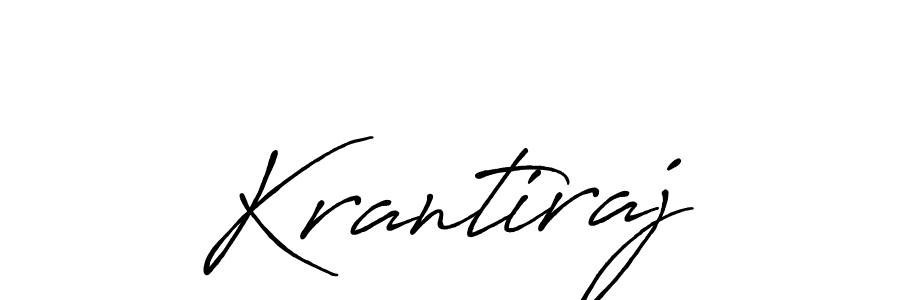 Also You can easily find your signature by using the search form. We will create Krantiraj name handwritten signature images for you free of cost using Antro_Vectra_Bolder sign style. Krantiraj signature style 7 images and pictures png