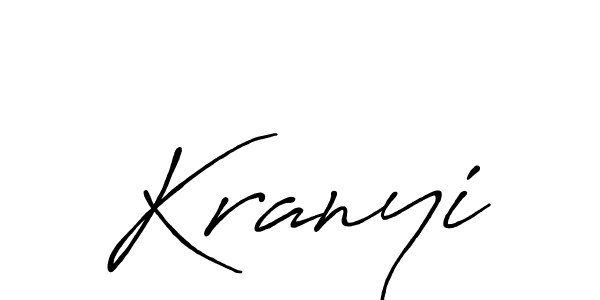 Make a beautiful signature design for name Kranyi. Use this online signature maker to create a handwritten signature for free. Kranyi signature style 7 images and pictures png