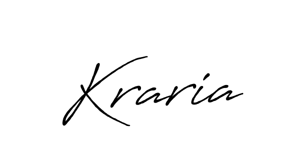 You should practise on your own different ways (Antro_Vectra_Bolder) to write your name (Kraria) in signature. don't let someone else do it for you. Kraria signature style 7 images and pictures png