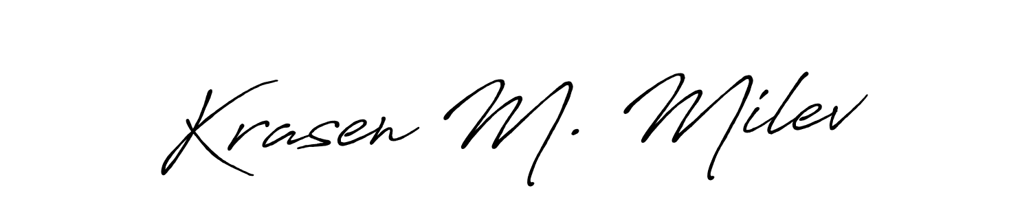 How to Draw Krasen M. Milev signature style? Antro_Vectra_Bolder is a latest design signature styles for name Krasen M. Milev. Krasen M. Milev signature style 7 images and pictures png