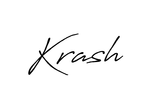 Best and Professional Signature Style for Krash. Antro_Vectra_Bolder Best Signature Style Collection. Krash signature style 7 images and pictures png
