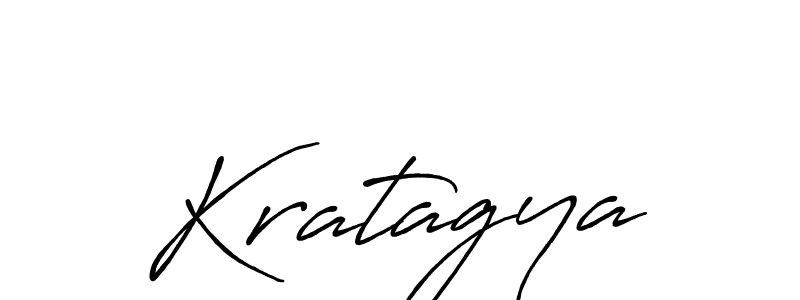 It looks lik you need a new signature style for name Kratagya. Design unique handwritten (Antro_Vectra_Bolder) signature with our free signature maker in just a few clicks. Kratagya signature style 7 images and pictures png