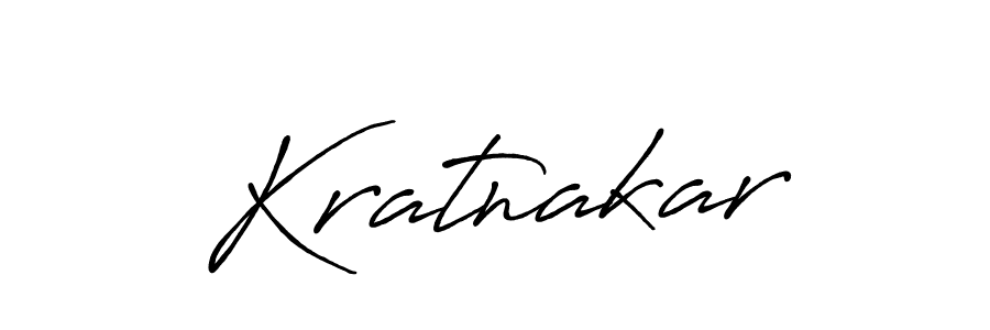 Kratnakar stylish signature style. Best Handwritten Sign (Antro_Vectra_Bolder) for my name. Handwritten Signature Collection Ideas for my name Kratnakar. Kratnakar signature style 7 images and pictures png