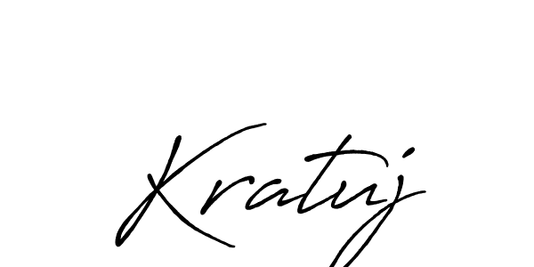 Design your own signature with our free online signature maker. With this signature software, you can create a handwritten (Antro_Vectra_Bolder) signature for name Kratuj. Kratuj signature style 7 images and pictures png