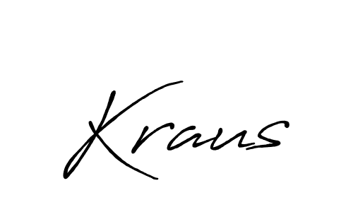 How to make Kraus name signature. Use Antro_Vectra_Bolder style for creating short signs online. This is the latest handwritten sign. Kraus signature style 7 images and pictures png