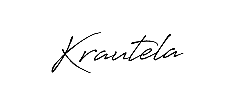 Similarly Antro_Vectra_Bolder is the best handwritten signature design. Signature creator online .You can use it as an online autograph creator for name Krautela. Krautela signature style 7 images and pictures png