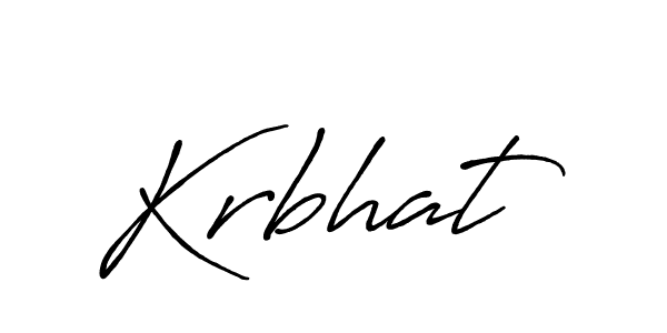 Also You can easily find your signature by using the search form. We will create Krbhat name handwritten signature images for you free of cost using Antro_Vectra_Bolder sign style. Krbhat signature style 7 images and pictures png