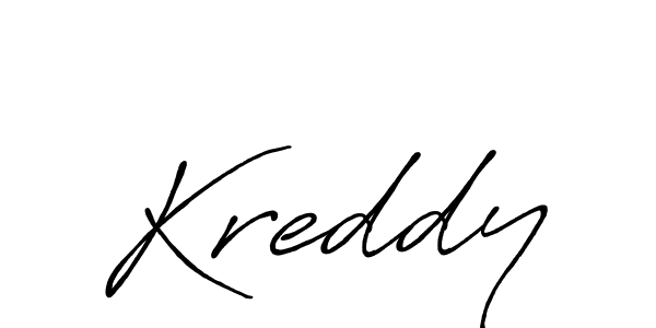 if you are searching for the best signature style for your name Kreddy. so please give up your signature search. here we have designed multiple signature styles  using Antro_Vectra_Bolder. Kreddy signature style 7 images and pictures png