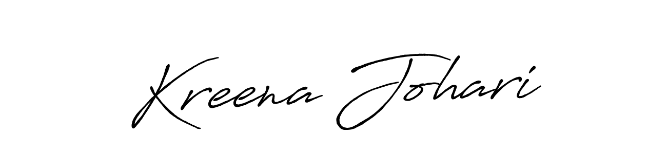 Best and Professional Signature Style for Kreena Johari. Antro_Vectra_Bolder Best Signature Style Collection. Kreena Johari signature style 7 images and pictures png