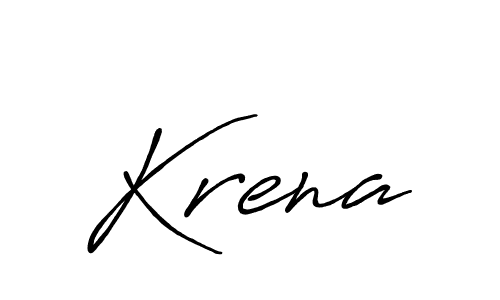 See photos of Krena official signature by Spectra . Check more albums & portfolios. Read reviews & check more about Antro_Vectra_Bolder font. Krena signature style 7 images and pictures png